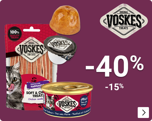 Voskes voer en snacks 15 > 40% CAT